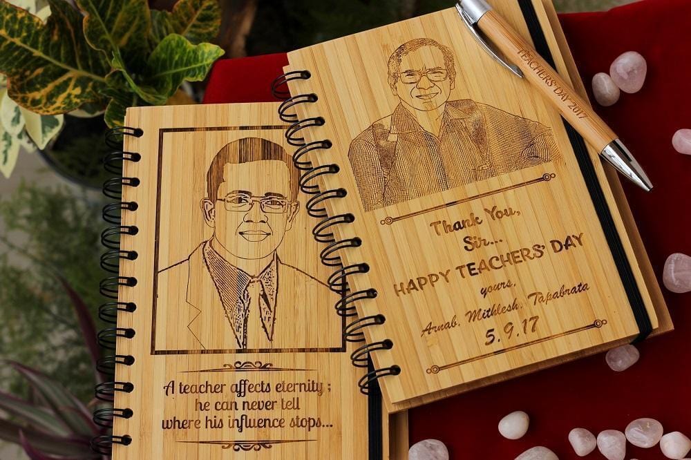 Personalized Photo Frame For Best Teacher Ever With Wood Stand - Incredible  Gifts