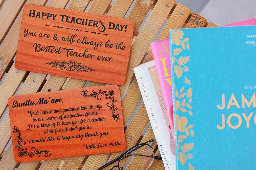 teachers day cards in english