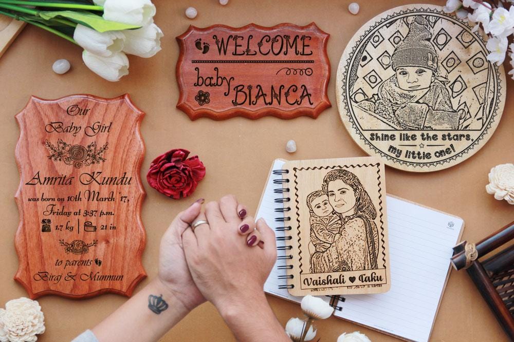 Affordable Personalised wooden photo gifts Online - Presto