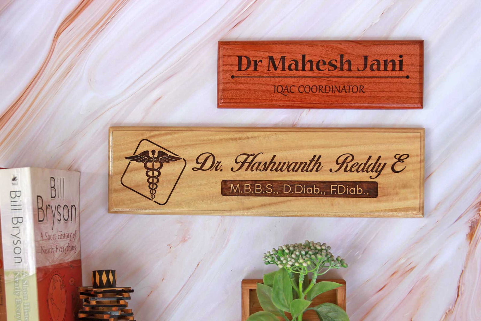 creative name plates for homes