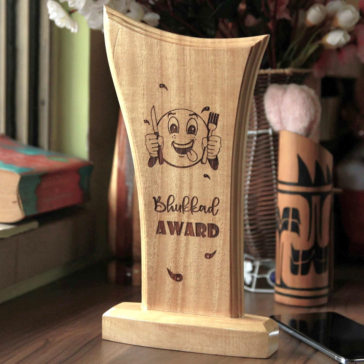 The Bhukkad Award | Funny Gift for the Ultimate Foodie in Your Group