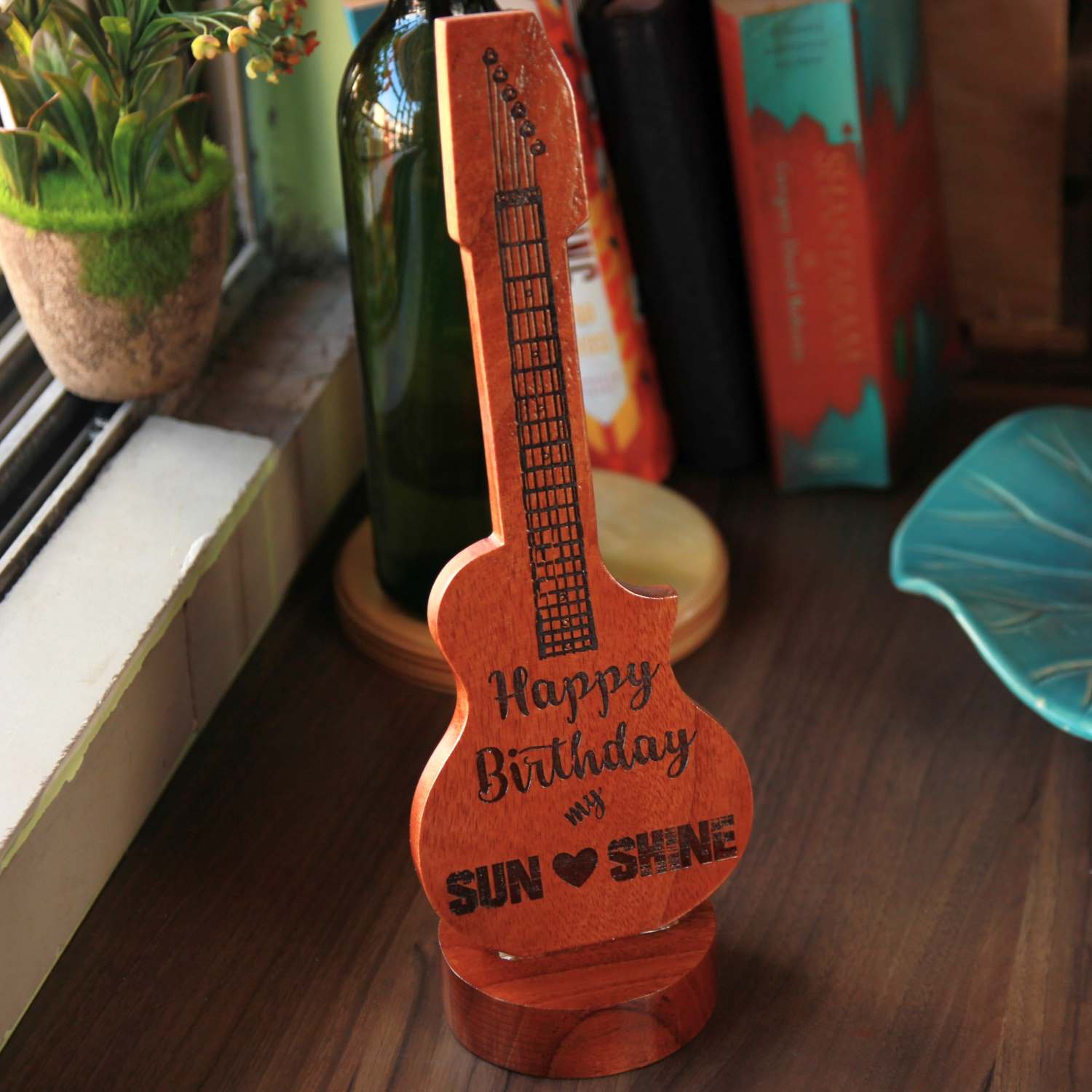 You Are My Sunshine Guitar Award | Personalized Gift for Someone Who Lights Up Your Life