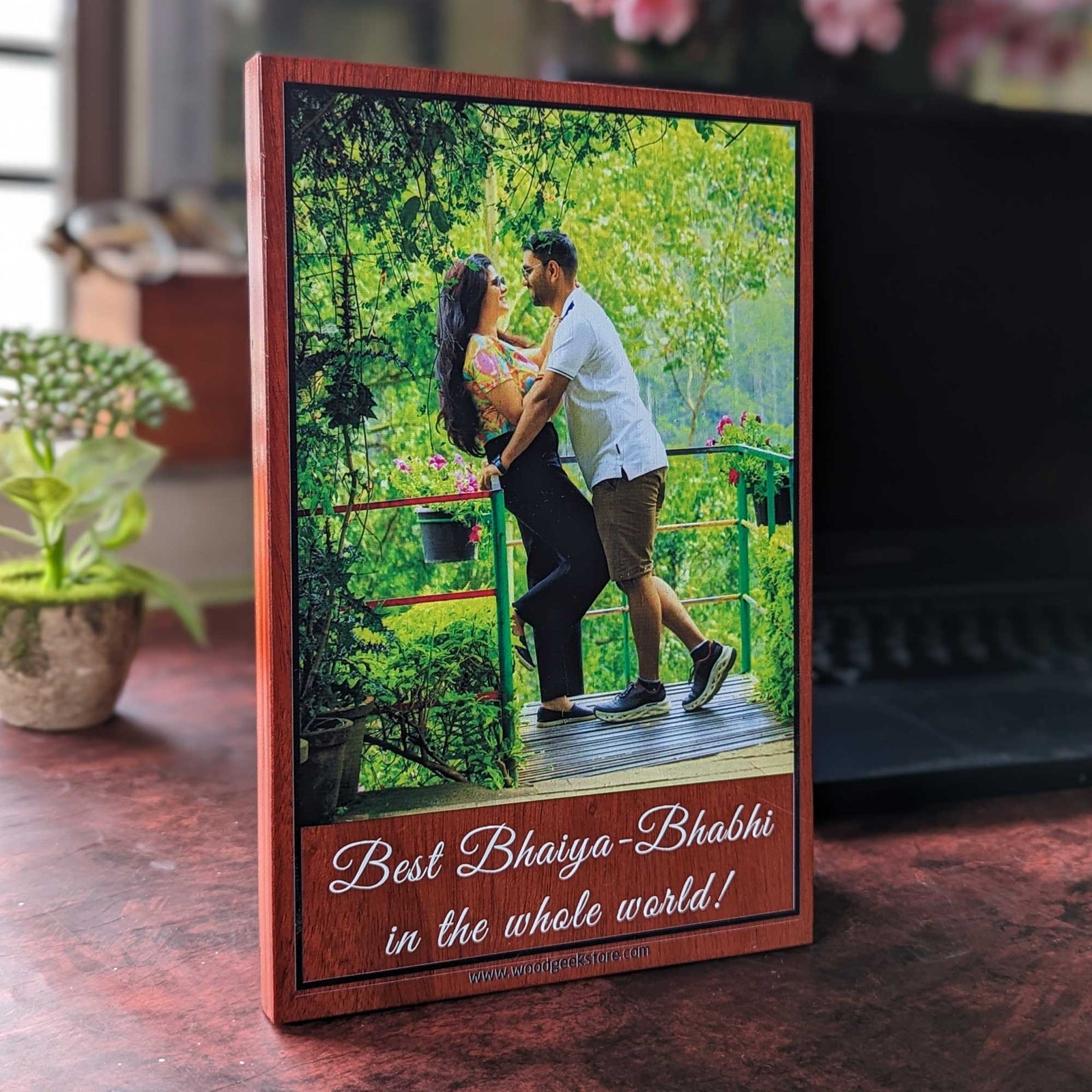 Photo Plaque 11.5x8.25 inch for Brother Anniversary by Presto