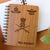 Personalized Wooden Diary for Army Officers & Military Personnel | Custom Engraved Gift