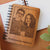 Personalized Wooden Notebook for Couples | A New Journey Together