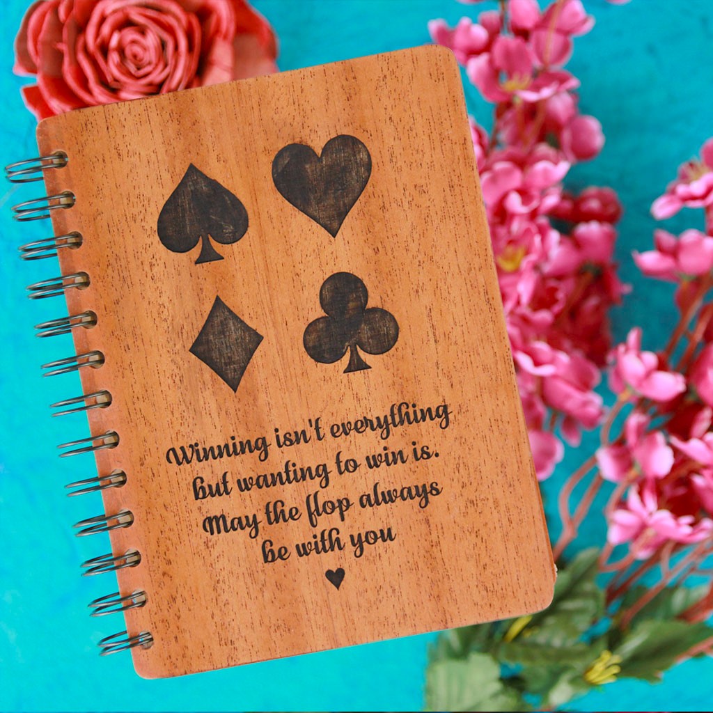 Winning Isn’t Everything, But Wanting to Win Is | Personalized Inspirational Wooden Diary