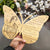 Fluttering Gratitude – Custom Butterfly Engraved Wooden Frame