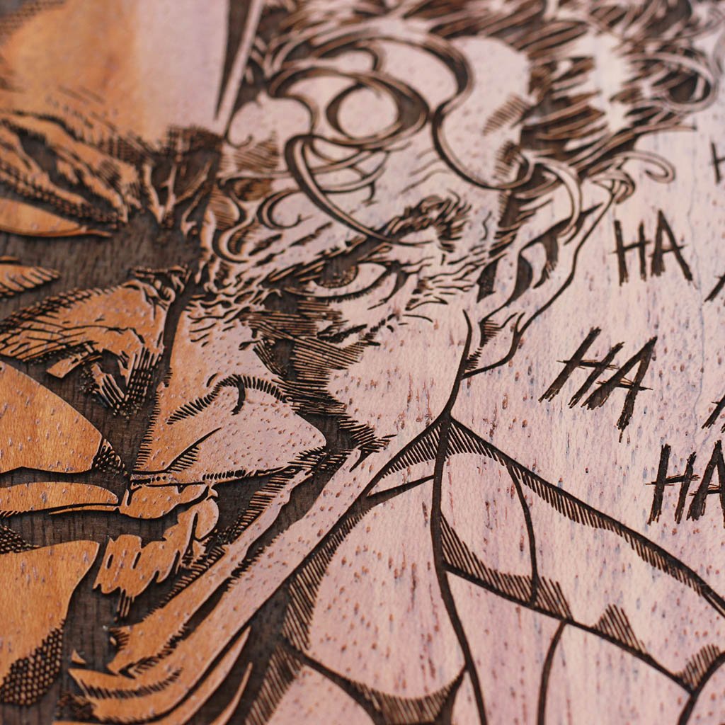 Wall Art Print Joker - Defeat Batman, Gifts & Merchandise