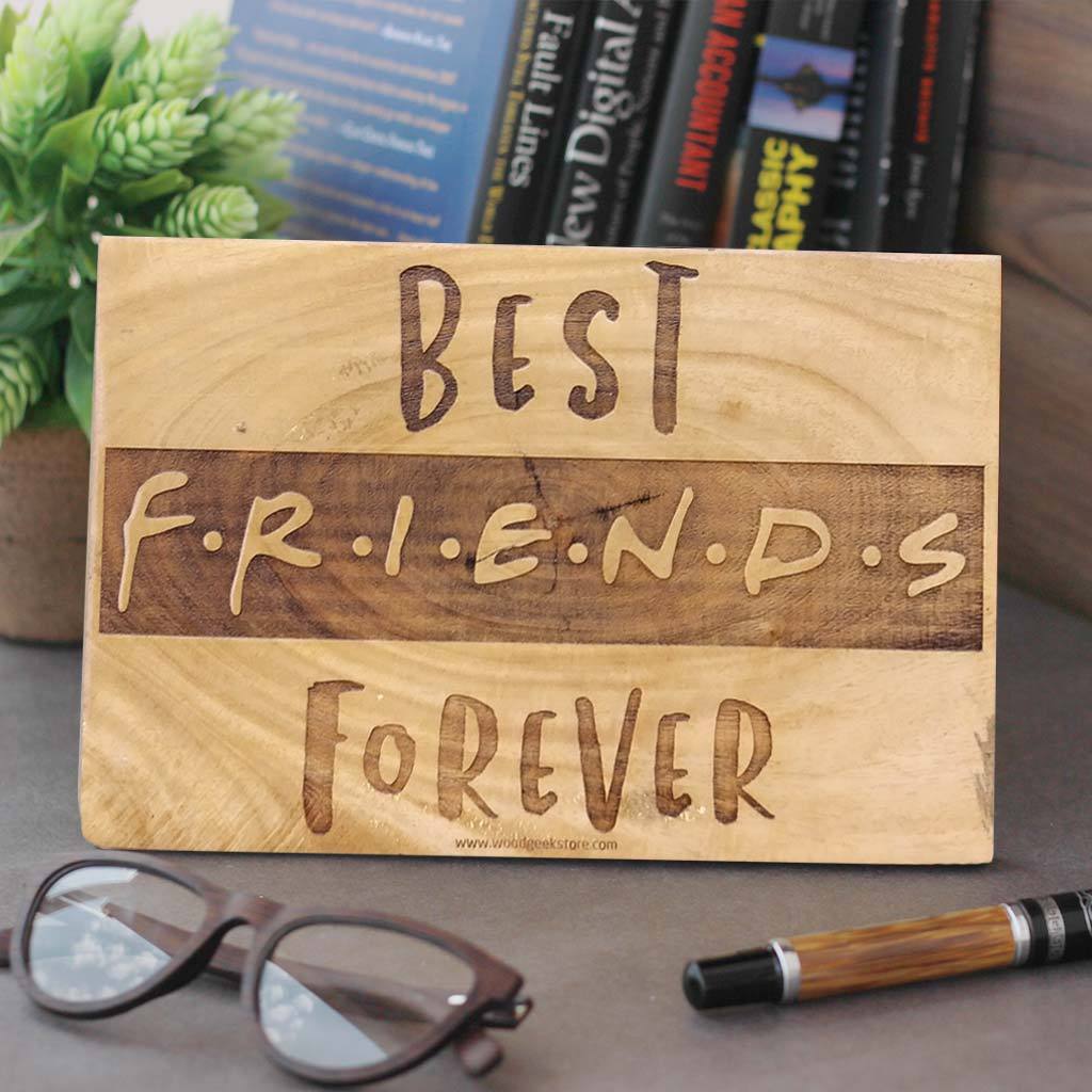 Personalized Wooden Poster & Frame for BFFs | Gifts for F.R.I.E.N.D.S -  woodgeekstore