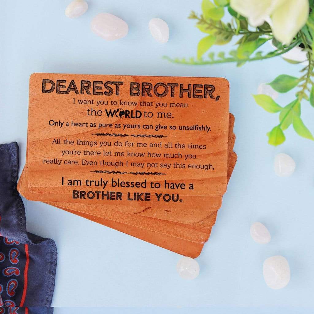 874 Funny Birthday Gifts For Brother Wooden Heart Sister Family Plaque Gift  | eBay