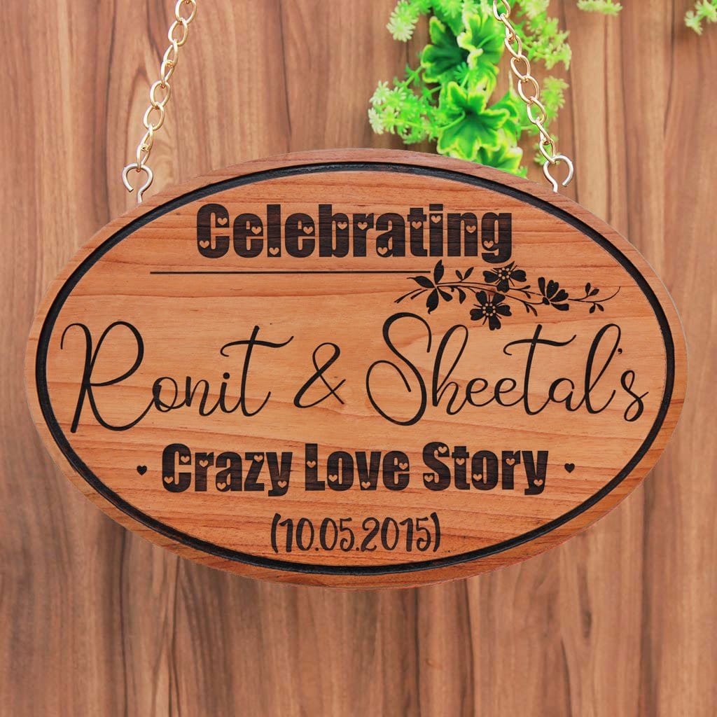 Personalized Wooden Sign Gifts for Couples, Engagement Gifts