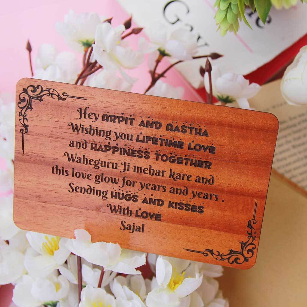 Handmade Sister In Law Wooden Heart Chic Birthday Gifts For Her – Red Ocean  Gifts