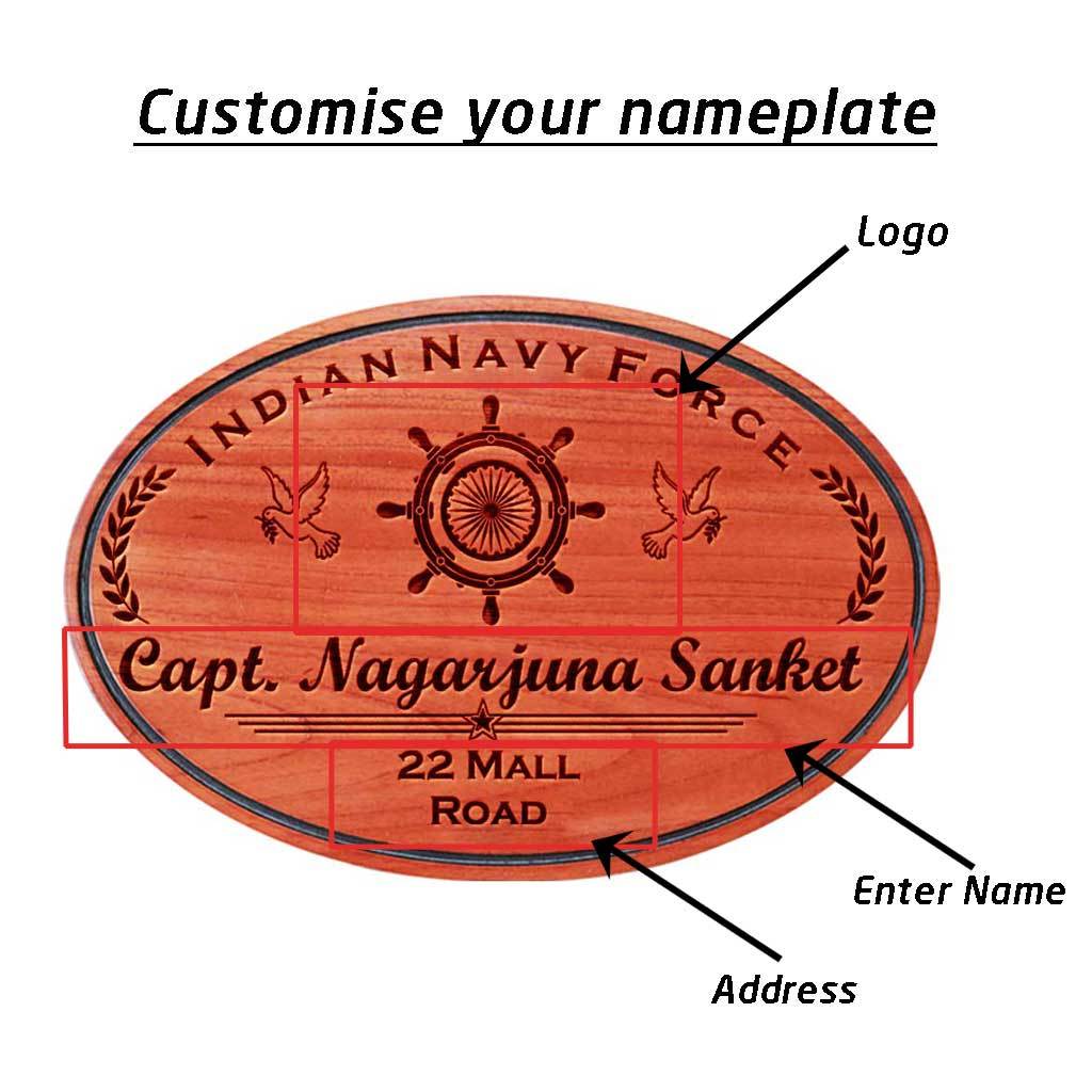 Merchant Navy Personalised Wall Plaque