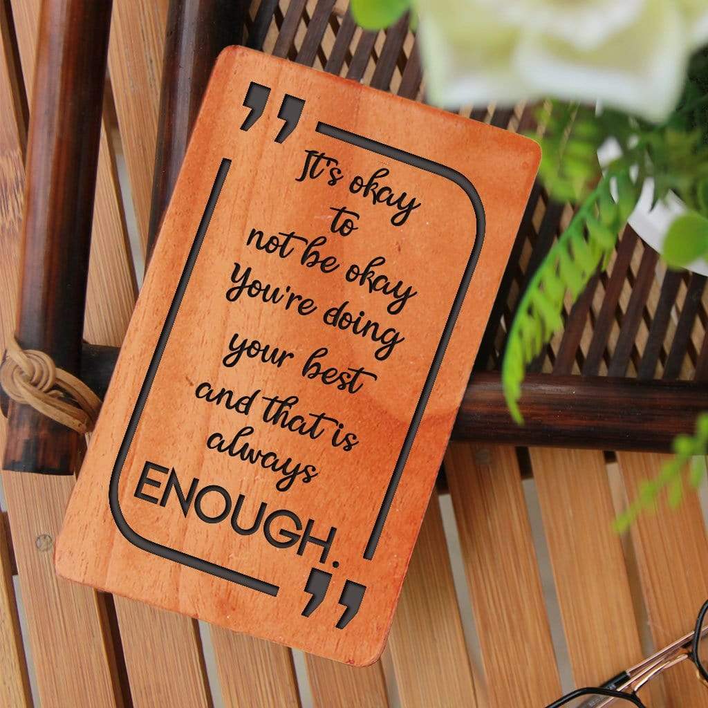 Motivational Cards & Encouragement Cards  Personalised Wooden Cards -  woodgeekstore