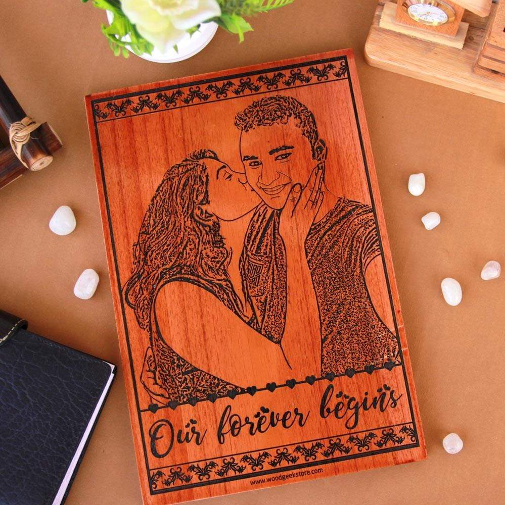 Gift for Boss - Personalized Engraved Wooden Photo Plaque - Incredible Gifts