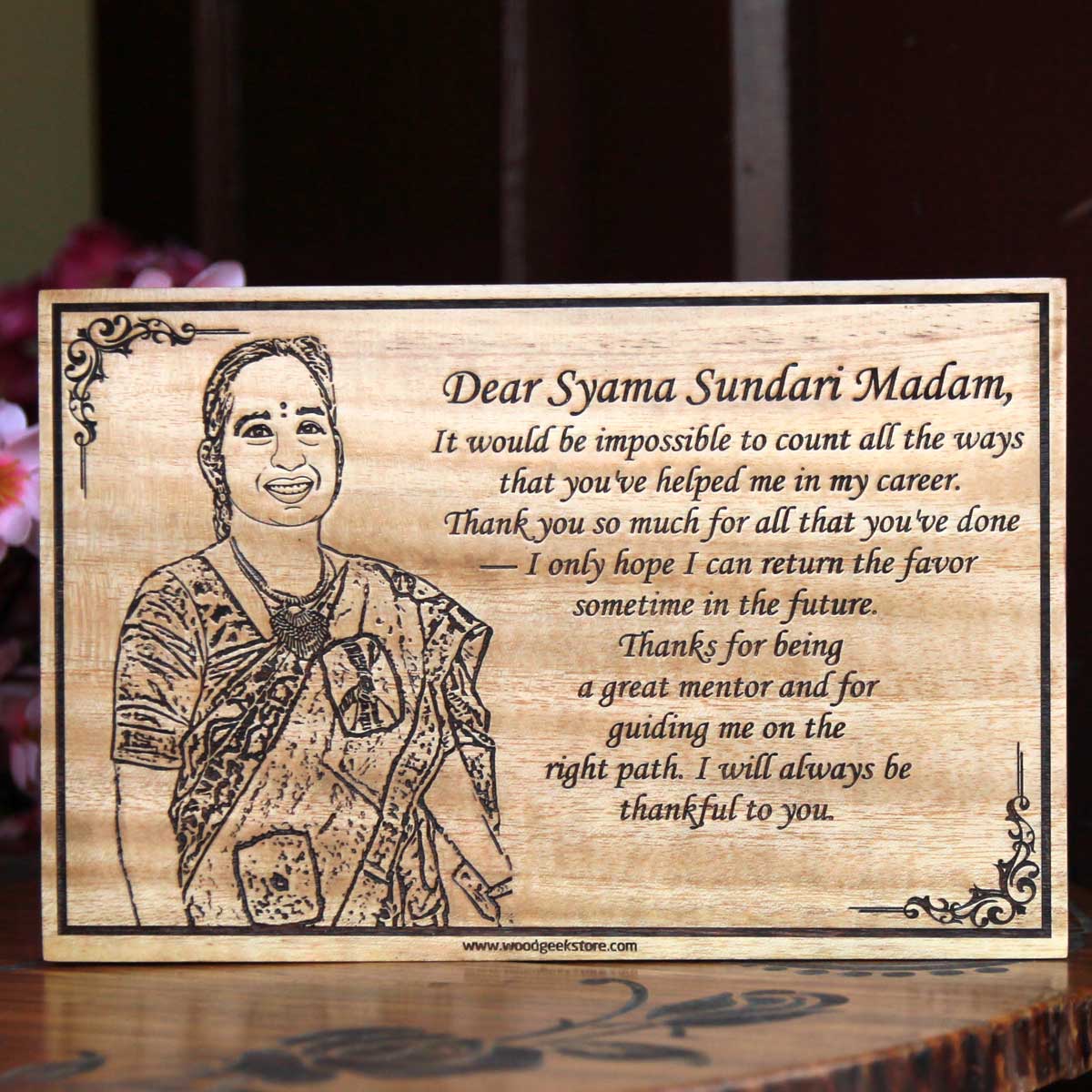A True Guru Is Impossible to Forget Personalized Gift For Professor -  woodgeekstore
