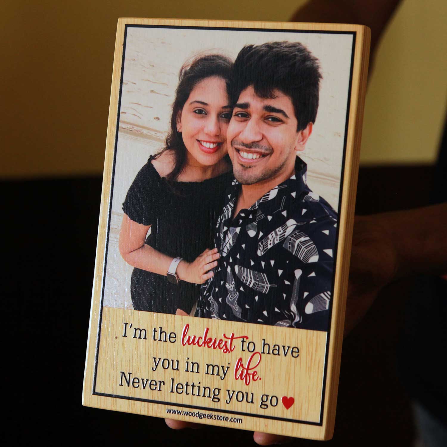 Till The End Of Time Custom Frame | Birthday Gift For Husband & Wife -  woodgeekstore