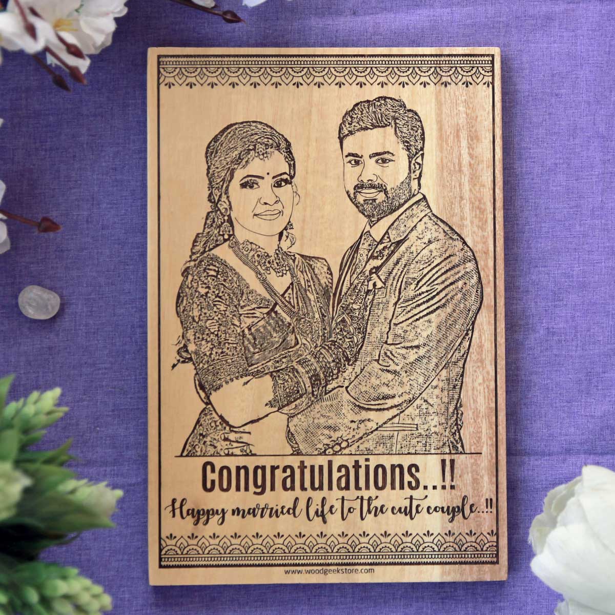 Our Wedding Frame 5x7 - Funky Gifts NZ