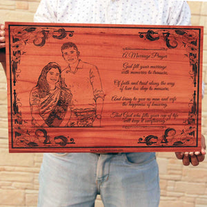 Wedding Gifts For Newlyweds Marriage Prayer Wood Plaque - Temu