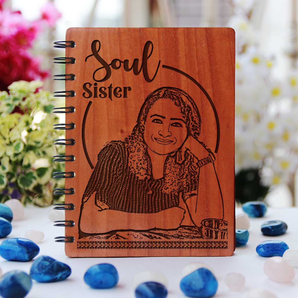 Noble Customized Photo Frames with Photo Upload | Sister Gift Items | Best  Birthday Gifts for Sister | Wooden Photo Frame | Gift for Sister on Her  Birthday (6
