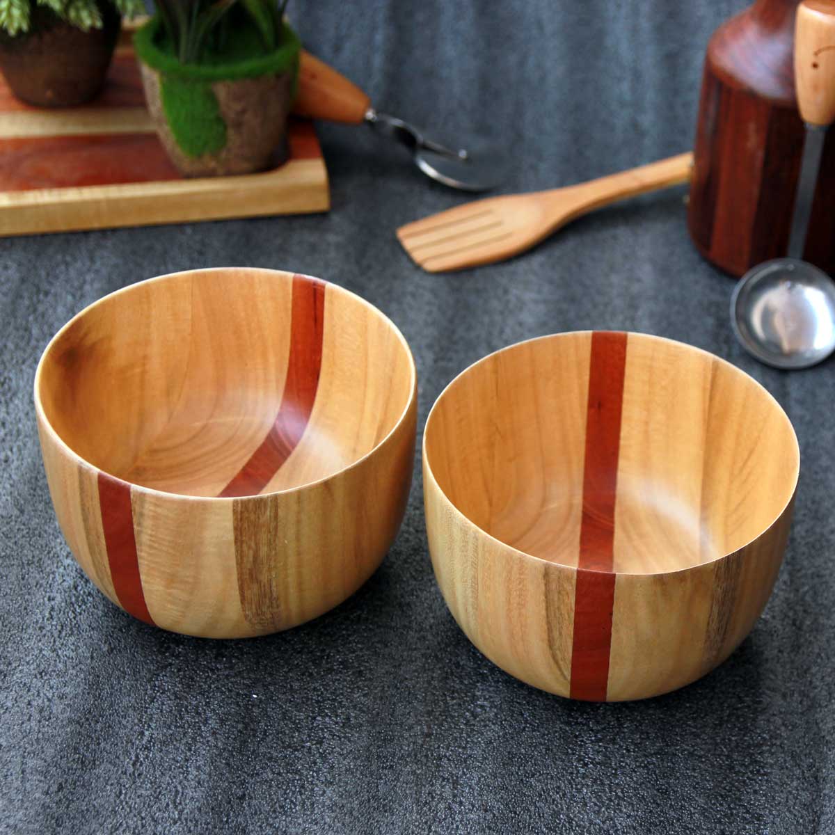 Set 4 Serving Bowls rare Hand crafted New Pottery Bowl Unique Original Gift  art | eBay