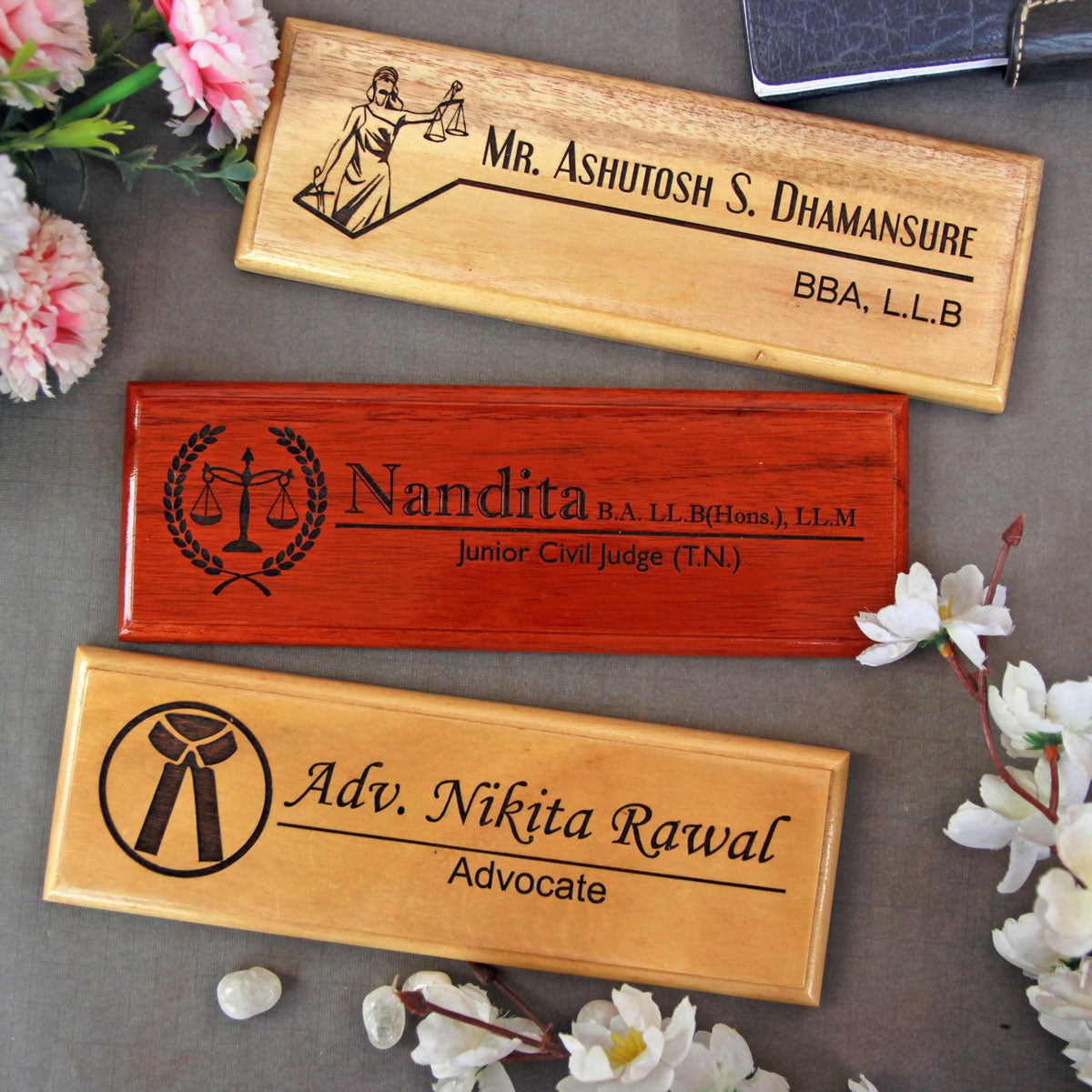 Desktop Name Plate For Lawyers & Legal Professionals